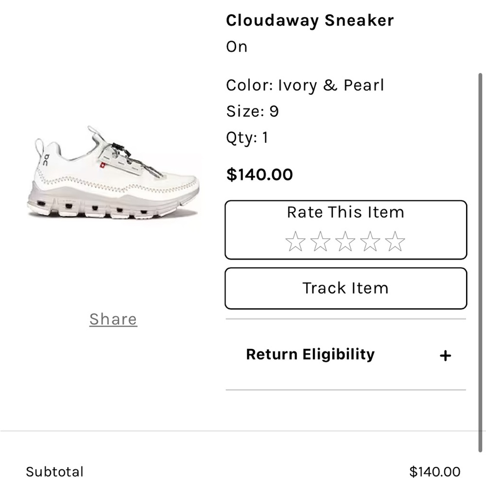 on cloud size 9